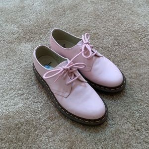 Dr. Martens pink shoes